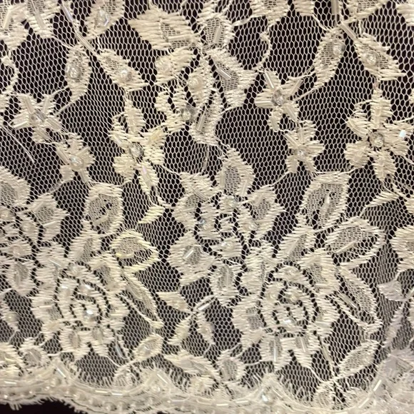 Alfred Angelo eggplant long satin skirt with lace top - mother of the br… - Picture 4 of 9